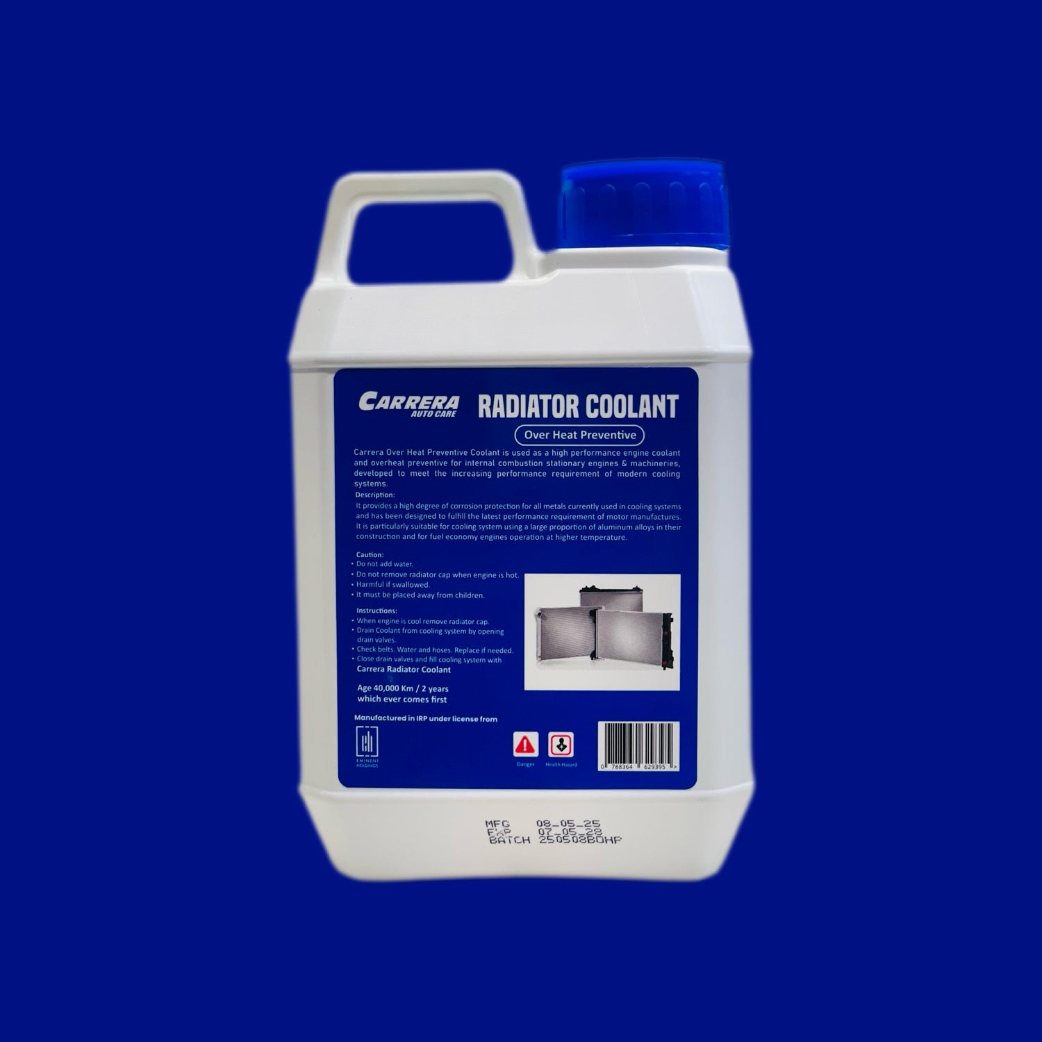 Carrera Radiator Coolant – Premium Engine Cooling & Anti-Rust Protection
