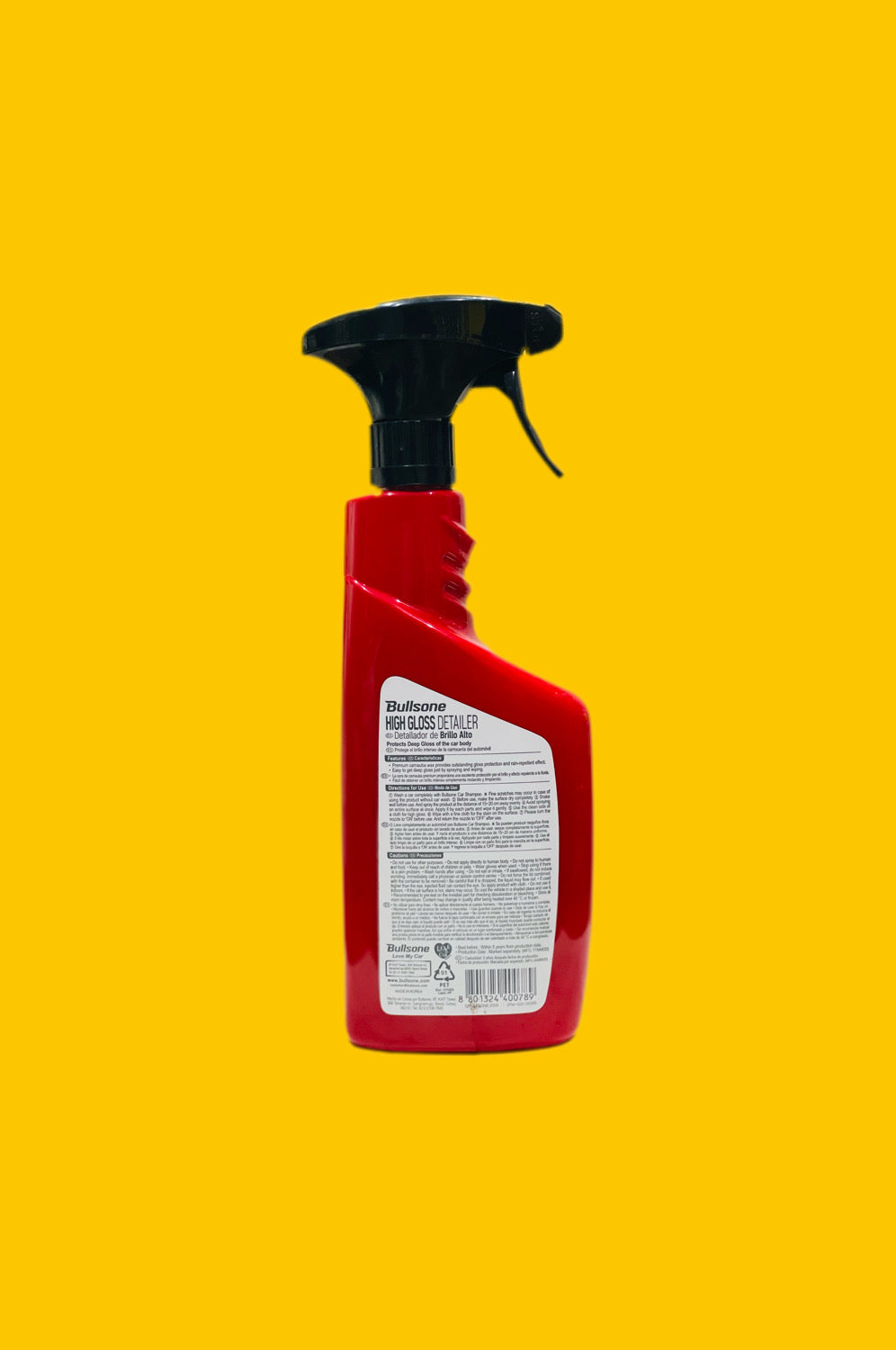 Bullsone High Gloss Detailer – Instant Shine & Water-Repellent Spray for Cars