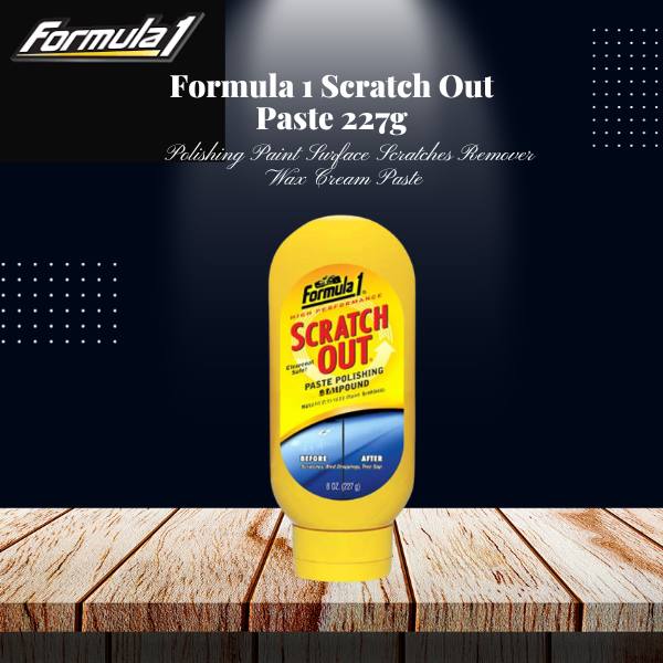 Formula 1 Scratch Out Paste Polishing Compound – 227 g | Heavy-Duty Scratch & Oxidation Remover