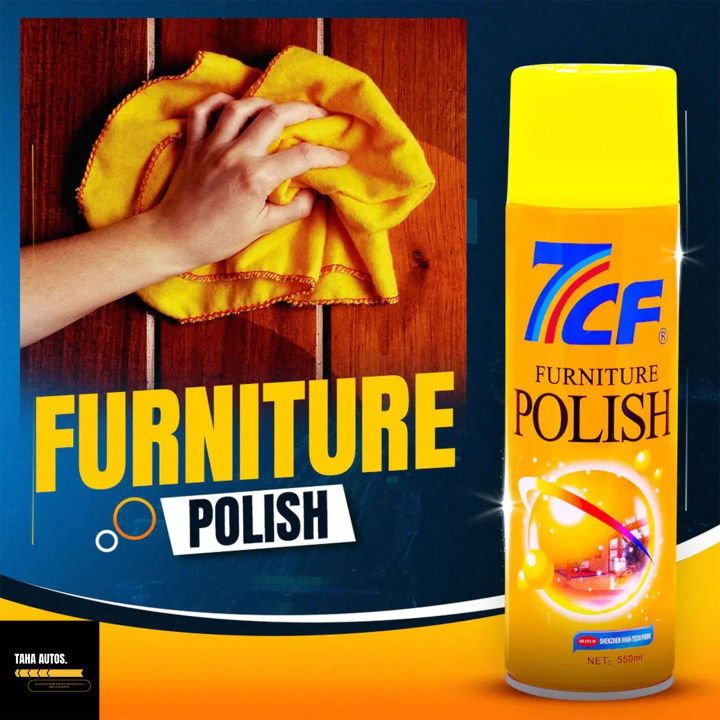 7CF Furniture Polish – Wood & Surface Shine with Dust Repellent Formula