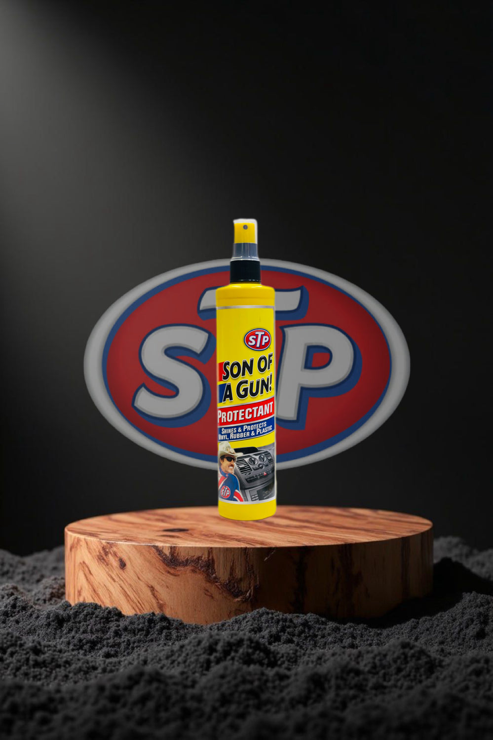 STP Son of a Gun Protectant – Interior Cleaner & UV Shield (Dashboard, Vinyl & Rubber)