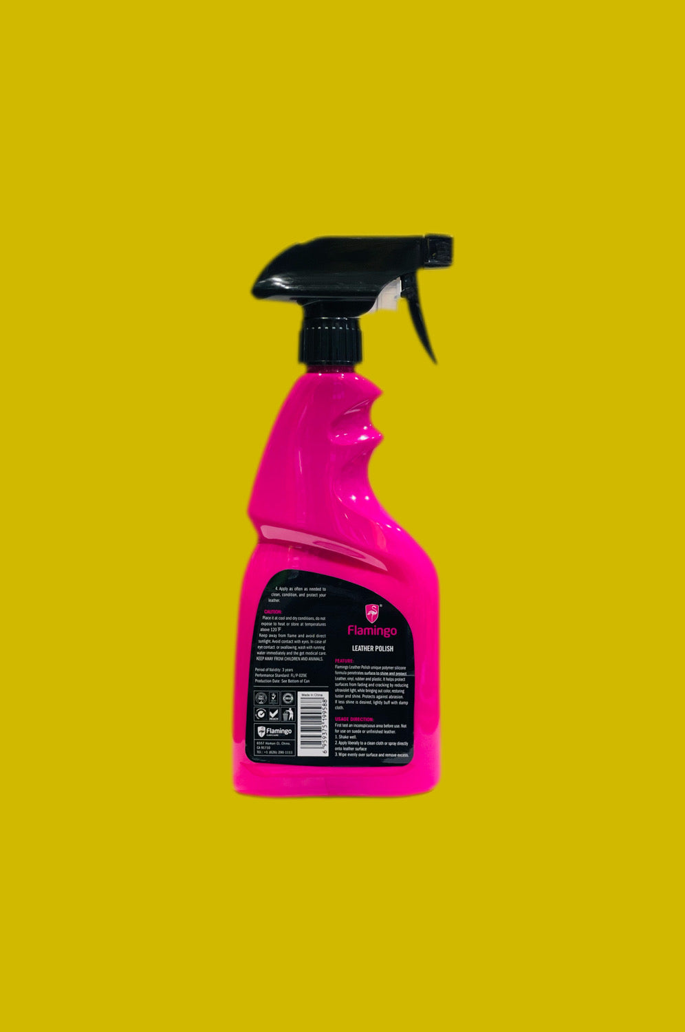 Flamingo Leather Polish – Shine & Protectant for Car Seats, Interiors & Accessories
