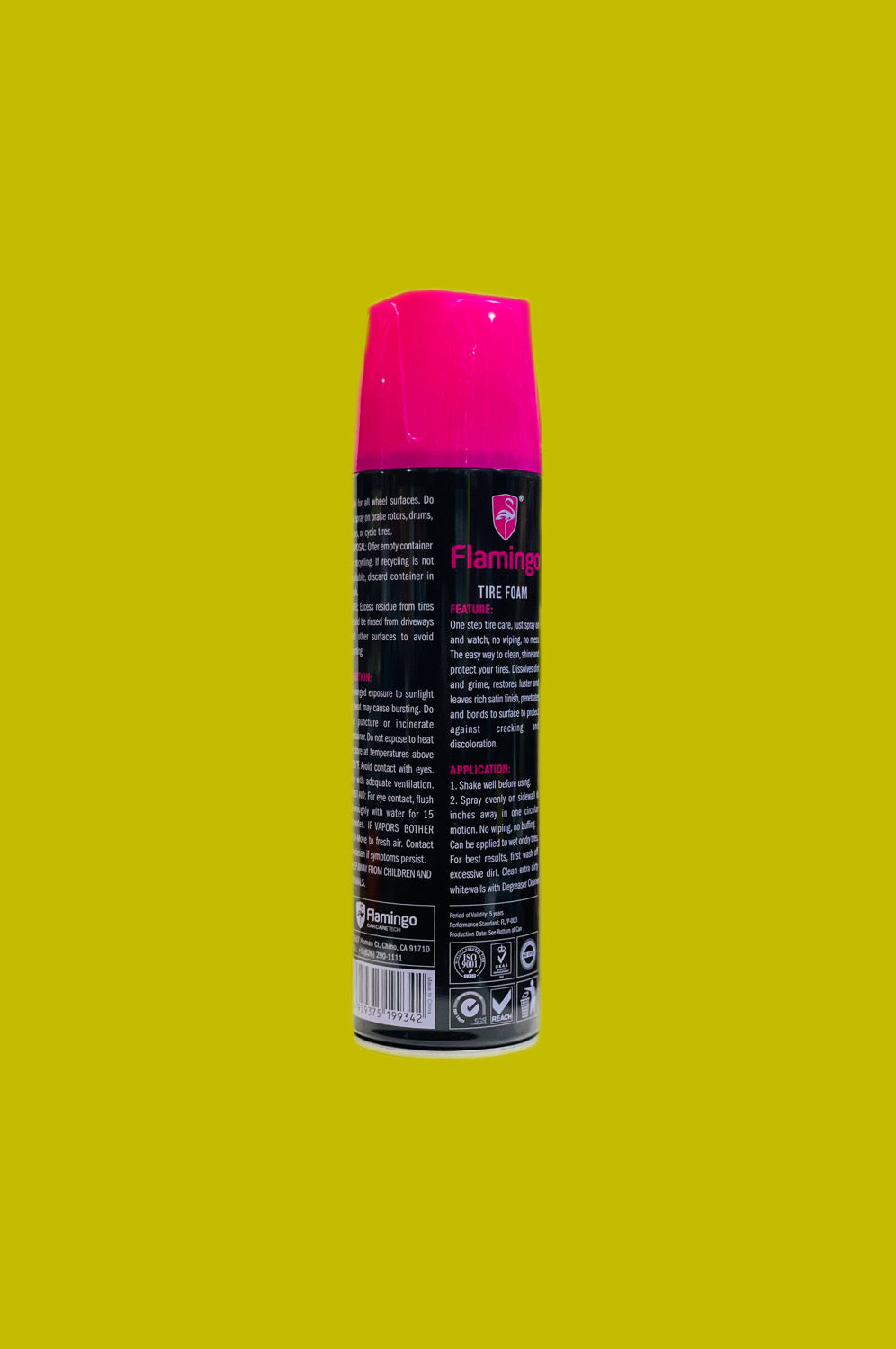 Flamingo Tire Foam Cleaner & Shine