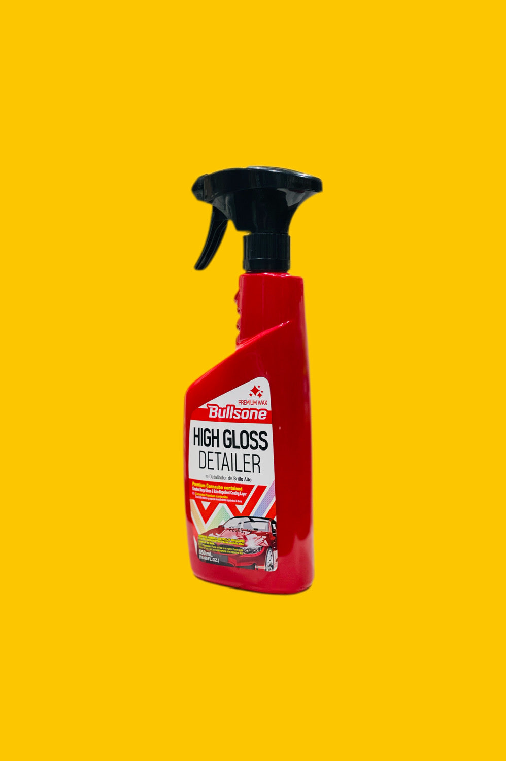 Bullsone High Gloss Detailer – Instant Shine & Water-Repellent Spray for Cars