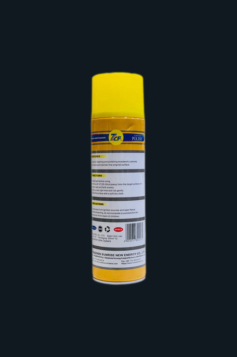 7CF Furniture Polish – Wood & Surface Shine with Dust Repellent Formula