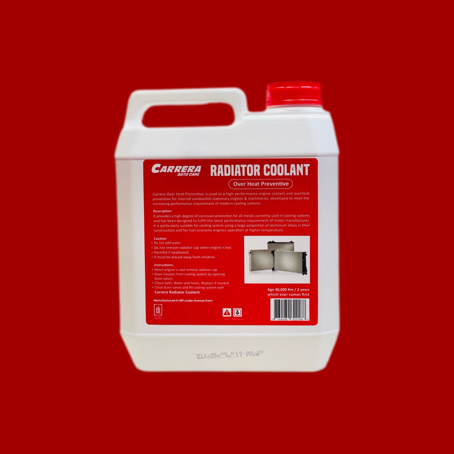 Carrera Radiator Coolant – Premium Engine Cooling & Anti-Rust Protection