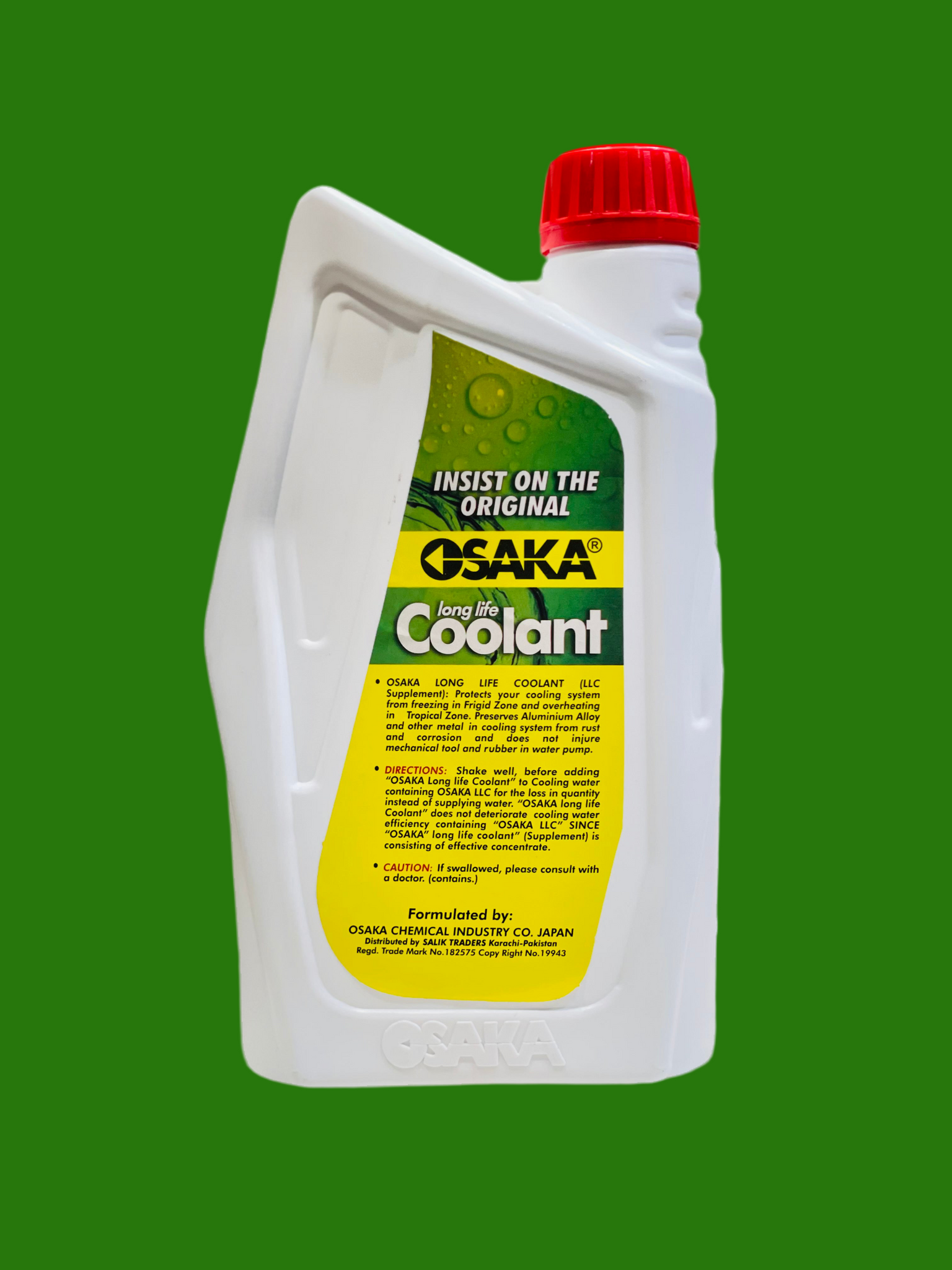 Osaka Radiator Coolant – Anti-Rust & Anti-Freeze Engine Protection